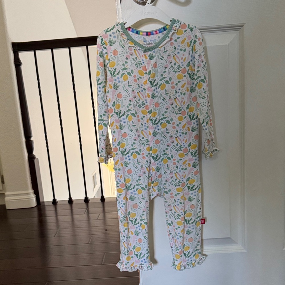 Magnetic Me My Zest Life Ruffle Modal Magnetic Footless one piece